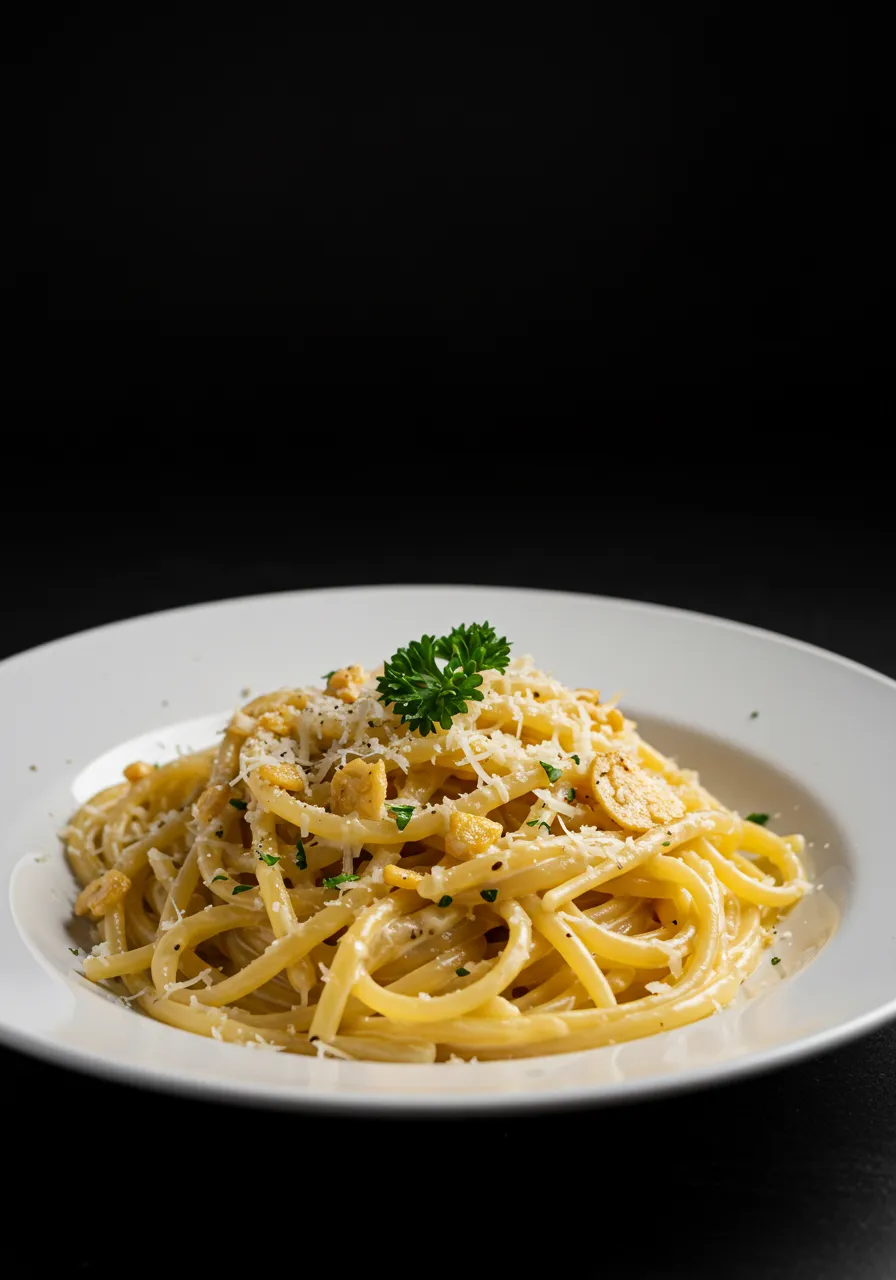 Ultimate Creamy Garlic Pasta - tertiary view